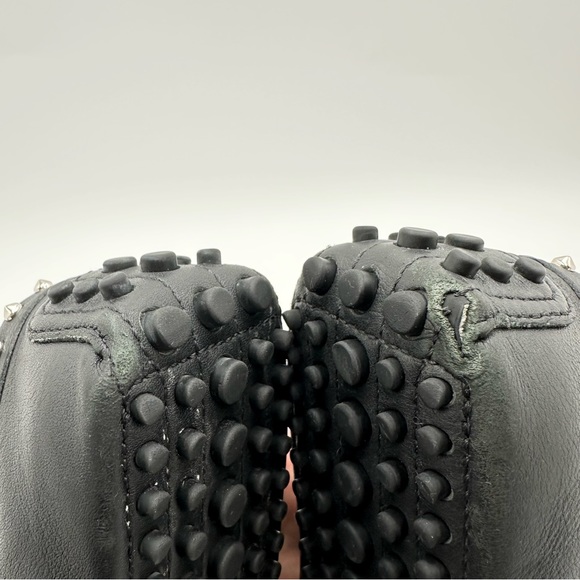 Gucci Horsebit Studded Leather Moccasin Driving Loafers Black - Picture 8 of 10